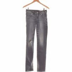 Bizzbee Jean Slim Femme 34 - T0 - Xs Couleur Bleu