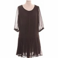 Bizzbee Robe Courte 38 - T2 - M Couleur Noir