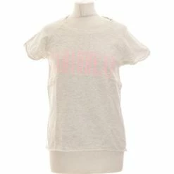 Bizzbee Top Manches Courtes 36 - T1 - S Couleur Gris