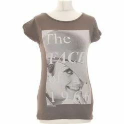 Bizzbee Top Manches Courtes 36 - T1 - S Couleur Gris