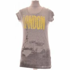 Bizzbee Top Manches Courtes 38 - T2 - M Couleur Gris