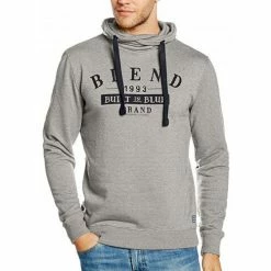 Blend Of America Sweat homme 20701003 gris Couleur Bleu