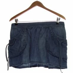 Bizzbee Jupe Courte 38 - T2 - M Couleur Bleu