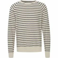 Blend Of America Pull coton col rond Couleur Écru