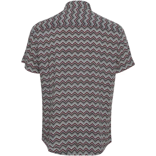 Blend Of America Chemise Couleur Écru, bleu marine, rouge, blanc, marron 2 Blend Of America Chemise Couleur Écru, bleu marine, rouge, blanc, marron – Image 2