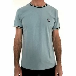 Benson&cherry T.Shirt MC homme TIMOUR Vert d'eau Couleur Vert