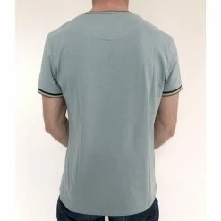 Benson&cherry T.Shirt MC homme TIMOUR Vert d'eau Couleur Vert -Blend Of America Soldes 22448574 500 C