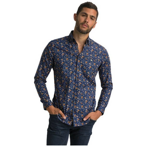 Benson&cherry CLASSIC CHEMISE ML - Marine - XL Couleur Marine 1 Benson&cherry CLASSIC CHEMISE ML - Marine - XL Couleur Marine