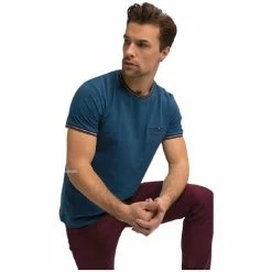 Benson&cherry T-SHIRT MC SIGNATURE - PETROLE - S Couleur PETROLE