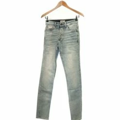 Bizzbee Jean Droit Femme 32 Couleur Bleu