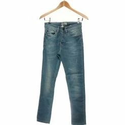 Bizzbee Jean Droit Femme 32 Couleur Bleu