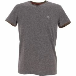 Benson&cherry Classic t-shirt mc Couleur Marron