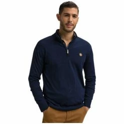 Benson&cherry PULL SIGNATURE - Marine - M Couleur Marine