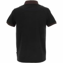 Benson&cherry Garance noir polo mc Couleur Noir -Blend Of America Soldes 23971240 500 C