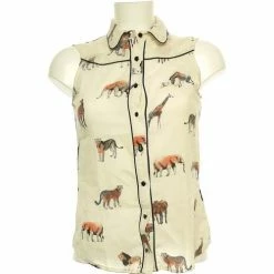 Bizzbee Chemise 34 - T0 - Xs Couleur Beige