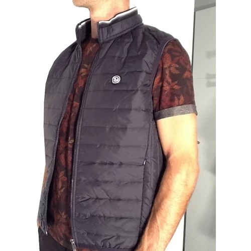 Benson&cherry Doudoune sans manches homme (Marine)) Couleur Marine 2 Benson&cherry Doudoune sans manches homme (Marine)) Couleur Marine – Image 2