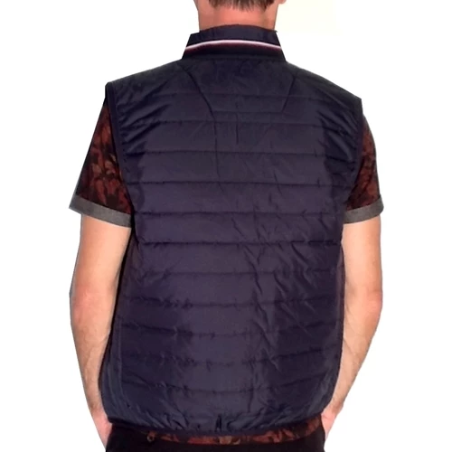 Benson&cherry Doudoune sans manches homme (Marine)) Couleur Marine 3 Benson&cherry Doudoune sans manches homme (Marine)) Couleur Marine – Image 3