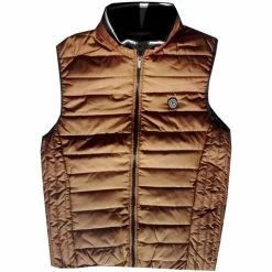 Benson&cherry Doudoune sans manches homme (Camel) Couleur Camel