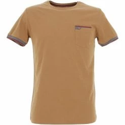 Benson&cherry Tabana camel classic t-shirt mc Couleur Camel